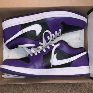 Jordan 1 Low Purple/Black